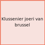 Klussenier joeri van brussel